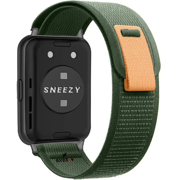 Huawei Watch Fit 2 Uyumlu Wander Trail Loop Kordon  Haki - 2