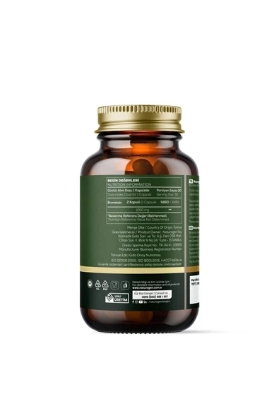 Naturagen Bromelain 1000 Mg 2400 Gdu Prebiyotikli 60 Kapsül - Resim 5