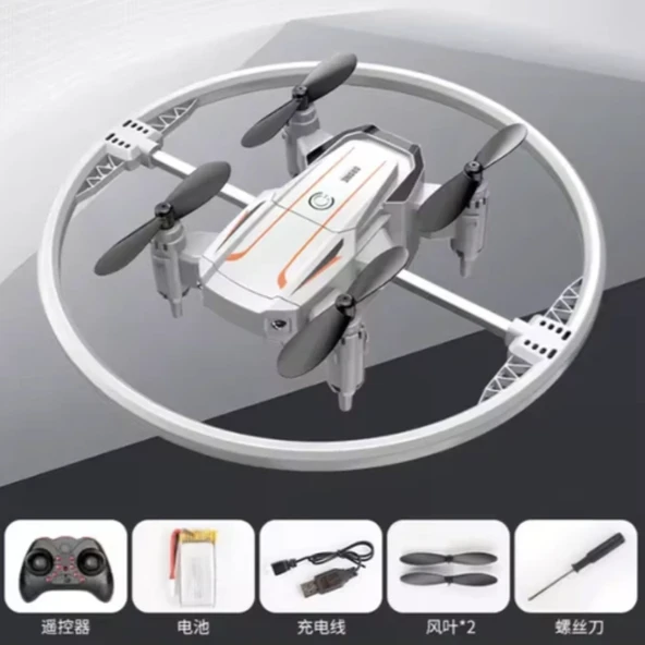 Özel Logo 2.4g Flaş Işığı Drone Döndürme Modu Akrobasi Uçan Uçak Havalı Mini Rc Drone Işık Gösterisi - 3