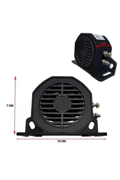 ASTRALED Geri Vites Sireni Yüksek Güçlü Ses, Suya Ve Çamura Dayanıklı 12v - 3