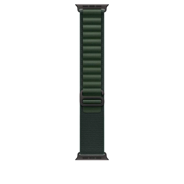 Apple Watch 49 mm Koyu Yeşil Alpine Loop - Orta Boy Outlet