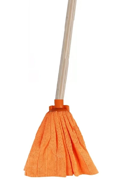 Mikrofiber Havlu Paspas Mop Ucu Ve Ahşap Saplı Takım