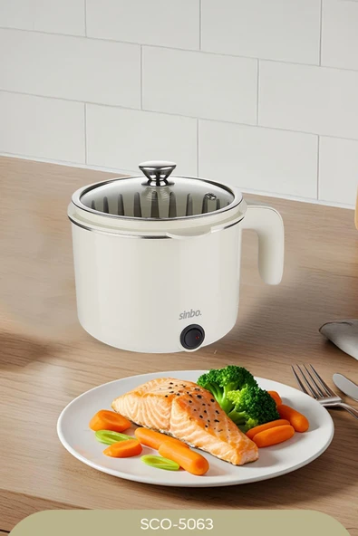 Sinbo Sco-5063 Çok Fonksiyonlu Buharlı Pişirici Uyumlu - 5
