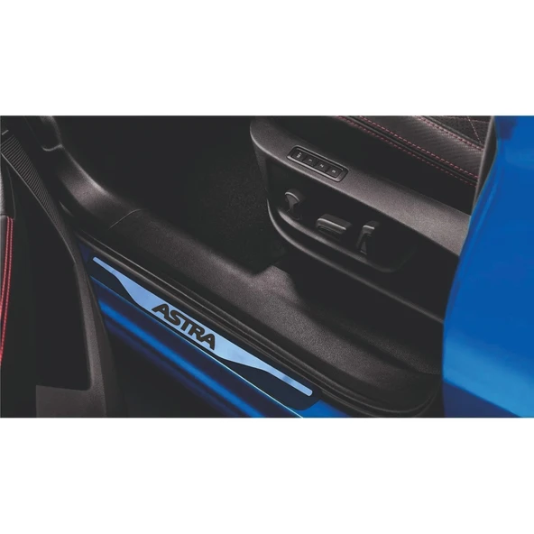 Astra L Kapı Eşiği 2022 ve Üzeri New Krom Kapı Eşiği 4 Parça Paslanmaz Çelik - Resim 4