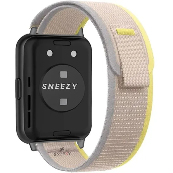 Huawei Watch Fit 2 Uyumlu Wander Trail Loop Spor Yumuşak Kumaş Kordon  Sarı - Resim 2