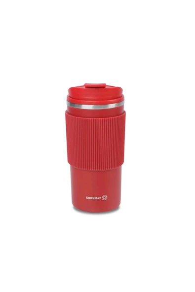 KORKMAZ Freedom Plus Kırmızı Kahve Bardağı A5539-1 - 2