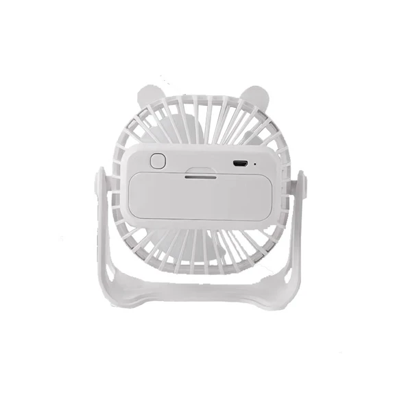 Konfulon FS23 Taşınabilir Şarjlı Masaüstü Fanı Vantilatör - 4