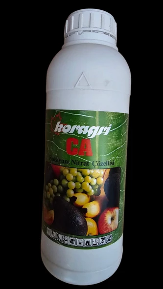 Sıvı Kalsiyum Gübresi, Koragri Ca, Kalsiyum Nit.Rat Ec Fertilizer Yaprak Damlama Gübresi 1 Lt