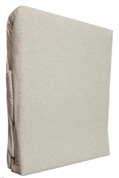 Lastikli Streç Battal Boy Havlu Çarşaf 180x200 Cm Renk Açık Kahve - 3