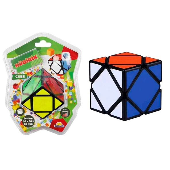 Sunman Smile Games Kübirik (Cube) Kare 5,6x5,6x5,6cm 6 Köşe 325 S00000325