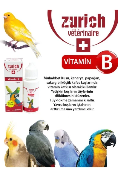 Veterinaire Vitamin-b Kuş 30 ml - 2