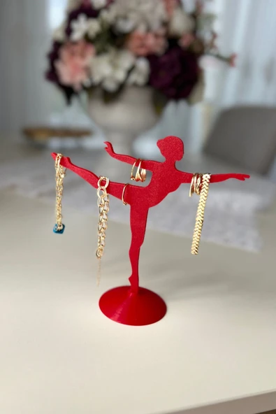 Balerin Takı Standı | Dekoratif Takı Düzenleyici | Kolye Küpe Yüzük Askılığı - 2