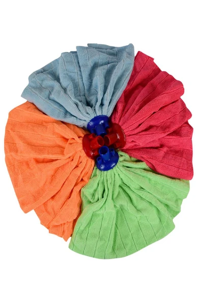 Mikrofiber Havlu Paspas Mop Ucu Ve Ahşap Saplı Takım - 4