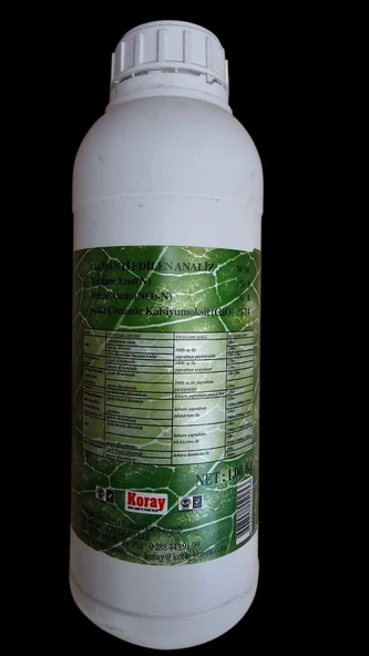 Sıvı Kalsiyum Gübresi, Koragri Ca, Kalsiyum Nit.Rat Ec Fertilizer Yaprak Damlama Gübresi 1 Lt - 3