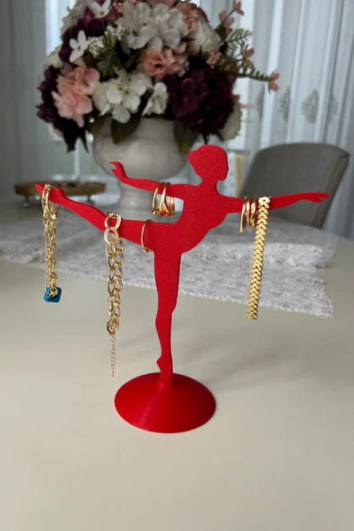 Balerin Takı Standı | Dekoratif Takı Düzenleyici | Kolye Küpe Yüzük Askılığı