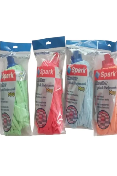 Mikrofiber Havlu Paspas Mop Ucu Ve Ahşap Saplı Takım - 5