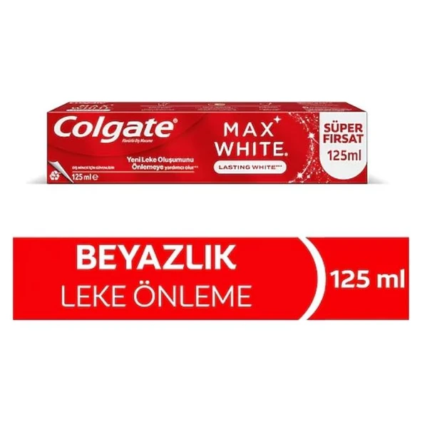Colgate Max White Lasting White Süper Fırsat 125 ml