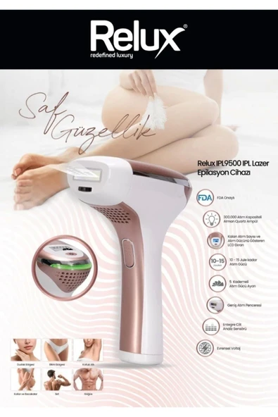 Relux Purecare Ipl9500 Lazer Epilatör Epilasyon Cihazı - 2