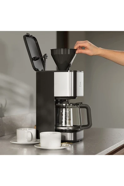 Electrolux E3CM1-3ST Create 3 Serisi Filtre Kahve Makinesi, Su Seviyesi Göstergesi, Damlama Önleme, Otomatik - 3