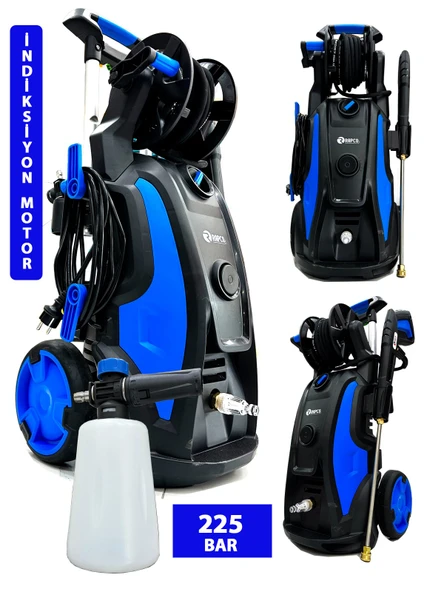 Rowermax Rapco 225 Bar İndiksiyon Motor 3200 Watt Profesyonel Yüksek Basınçlı Yıkama Makinesi