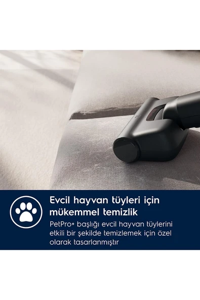 Electrolux EP71AB14UG 700 Serisi Animal Hafif (2.2 Kg) ve Güçlü Dikey Şarjlı Süpürge, 10 Yıl Motor Garantili - 5