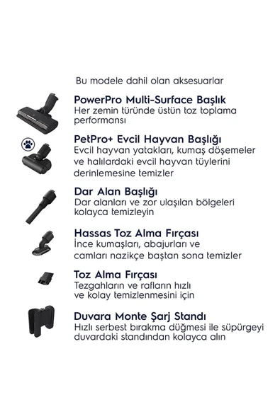 Electrolux EP71AB14UG 700 Serisi Animal Hafif (2.2 Kg) ve Güçlü Dikey Şarjlı Süpürge, 10 Yıl Motor Garantili - 2