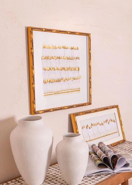 The Mia Flume Tablo Beyaz 60x60x4 cm TBL0096 - 4