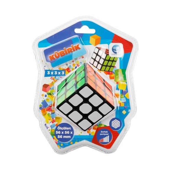 Sunman Smile Games Kübirik (3x3x3) Kare 56mm 6 Köşe EQY610 S00000309 - 2