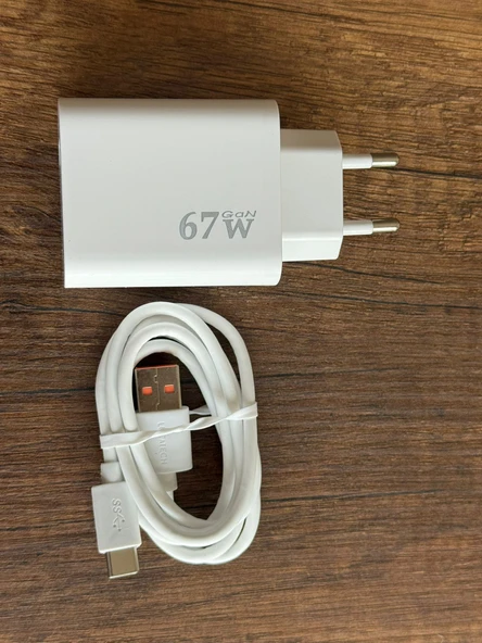 OKATECH Süper Fast Charge PD 67W Şarj Kiti Adaptör + Kablo - 5