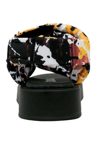 Kadın Vegan Çok Renkli Kalın Taban Sandalet - Colors Of Chaos Tasarım - 6