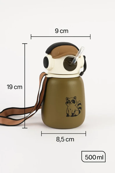 Coolpet Şapkalı Çelik Termos 500 ml (1 ADET) - 6