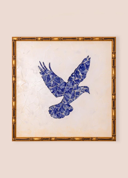The Mia Pigeon Tablo 60x60x3 cm TBL0095 - 6