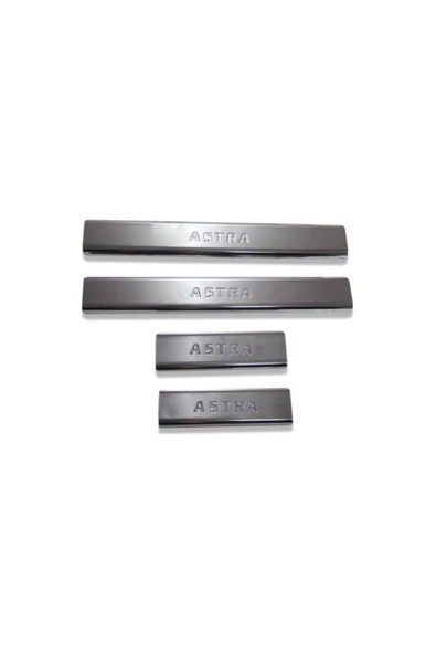 OPEL ASTRA H KASA 2005-2011 MODELLER ARASI KROM KAPI EŞİĞİ 4 PARÇA PASLANMAZ ÇELİK ürün görseli 1
