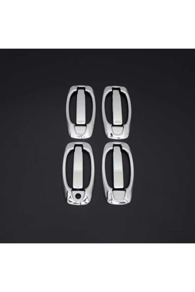 FİAT DOBLO 2010 VE ÜZERİ MODELLER KROM KAPI KOLU 4 KAPI 8 PARÇA PASLANMAZ ÇELİK ürün görseli 1