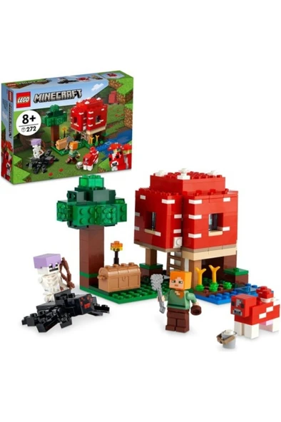 LEGO ® Minecraft® Mantar Evi 21179 Yapım Seti (272 Parça)