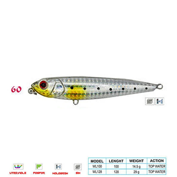 Wily PANCHO CL:60 100mm 14,5gr Top Water