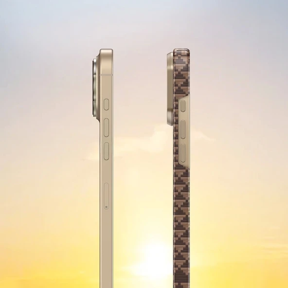 Apple iPhone 16 Pro Max Kılıf M-safe Şarj Özellikli Raptic Aramid Skin Origin Serisi Kapak - Resim 10