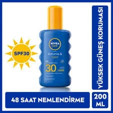 Nivea Sun SPF30 Güneş Koruyucu & 48 Nemlendirici Güneş Kremi 200 ml Sprey