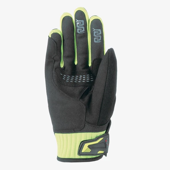 OJ LEVER SİYAH/SARI KORUMALI MOTOSİKLET ELDİVENİ 2XL - Resim 3