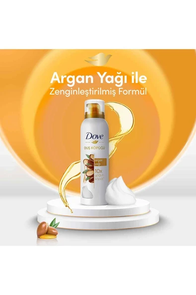 Köpük Duş Jeli Argan Yağı 10 Kat Daha Yoğun Köpüğe Sahip Kremsi Formül 200 ml 1 Adet - 3
