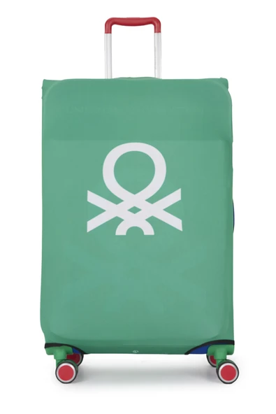 United Colors Of Benetton Büyük Boy Koruyucu Valiz Kılıfı Likralı Yeşil ürün görseli