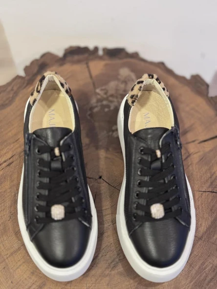 Majensia Leopar Detaylı Günlük Ayakkabı 151236 - Resim 3