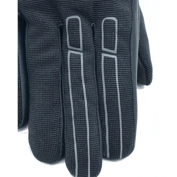 OJ HILL SİYAH KORUMALI MOTOSİKLET ELDİVENİ L - Resim 5