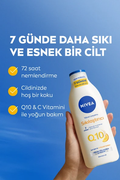 Q10 Sıkılaştırıcı Vücut Losyonu 250ml, 7 Günde Sıkılaştırıcı, C Vitamini, Nemlendirici, X2 Adet - 7