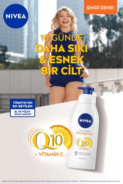 Q10 Sıkılaştırıcı Vücut Losyonu 400ml, 10 Günde Sıkılaş, C Vitamini, Nemlendirici, Normal Ciltler - 2