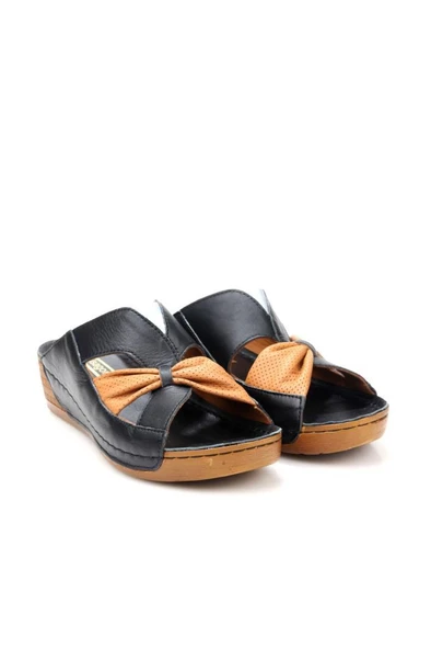 Pisagor Ps-32710 Ortopedik Kadın Hakiki Deri Terlik - 5