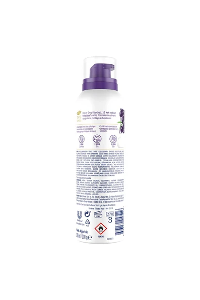 Duş Köpüğü Açai Yağı Yoğun Köpük 200 ml X1 - 7