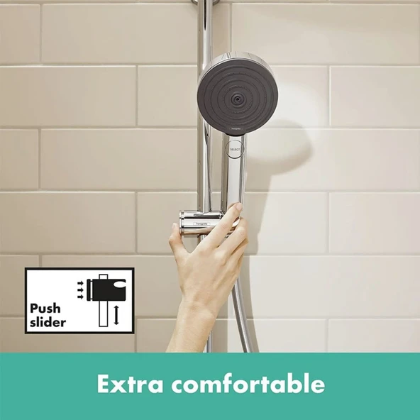 Hansgrohe Pulsify Select S 105 3 Jet Sürgülü Duş Seti - 3