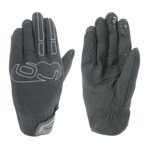 OJ HILL SİYAH KORUMALI MOTOSİKLET ELDİVENİ M ürün görseli