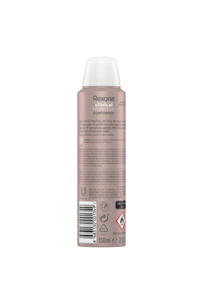 Clinical Protection Kadın Sprey Deodorant Confidence 96 Saat Koruma 150 ml X2 - 7